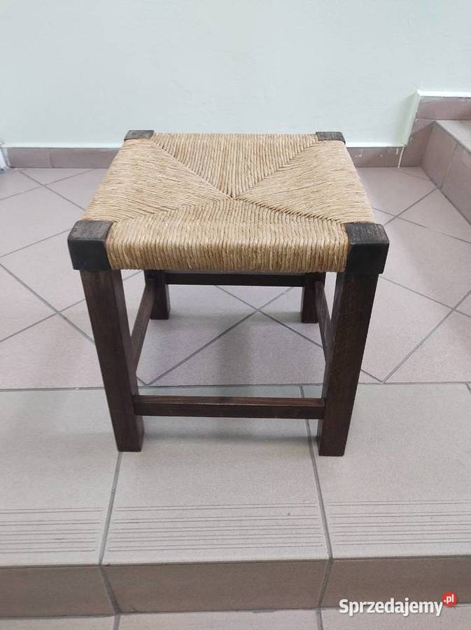 Taboret siedzisko z trawy morskiej