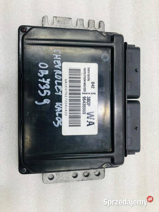 KOMPUTER SILNIKA CHEVROLET KALOS 12 96435559 Układ elektryczny, zapłon sprzedam