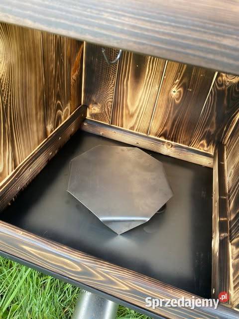 WĘDZARNIA DREWNIANA ogrodowa xxl książka Trzebunia