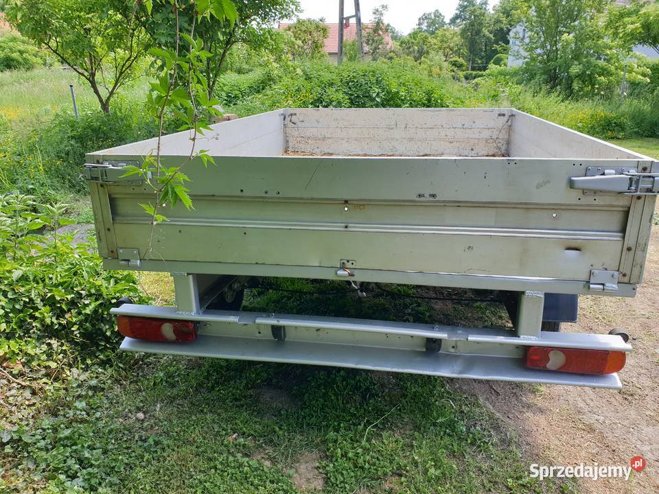 Przyczepa samochodowa dwuosiowa z hamulcem Dzierżoniów sprzedam