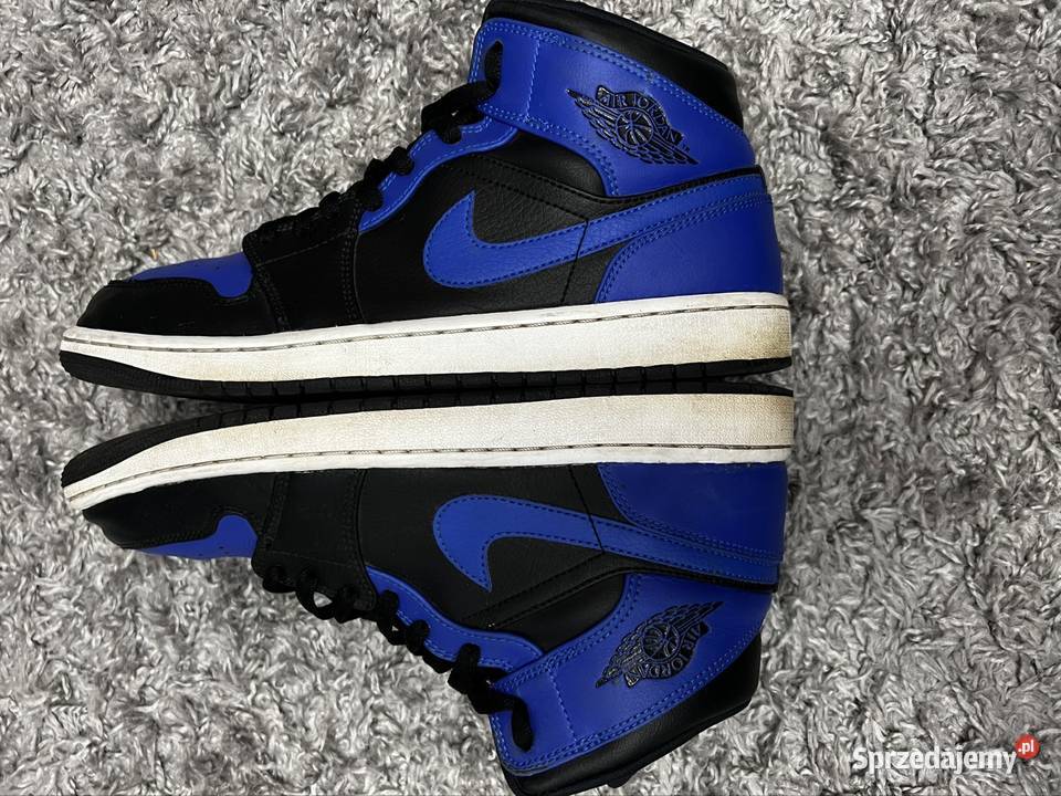 Jordan 1 mid royal blue skóra śląskie Częstochowa sprzedam