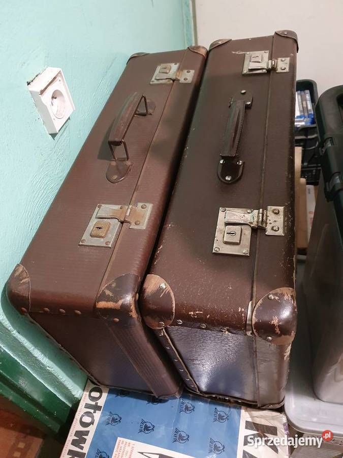 Walizki z PRL zestaw 3 walizek Gdynia