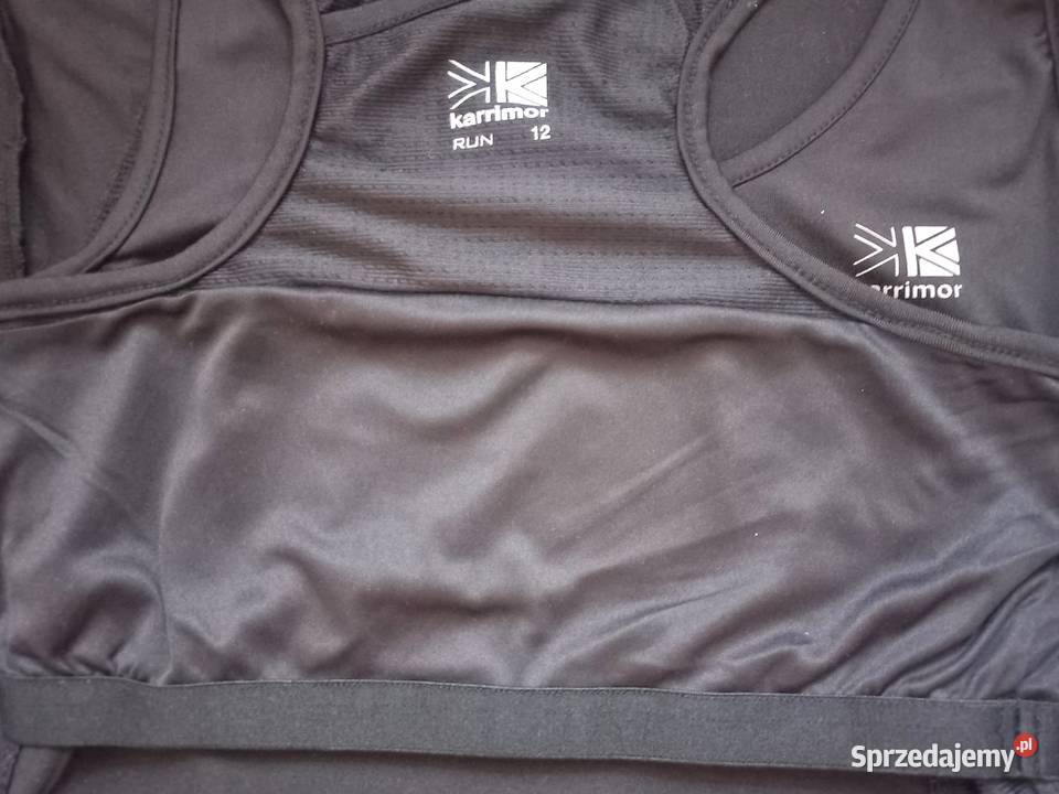 Koszulka czarna Sportowa r L12 damska Karrimor podlaskie Białystok