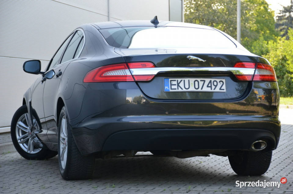Jaguar XF Czarny Zarejestrowany 22D 163 Skóra światła LED łódzkie Kutno