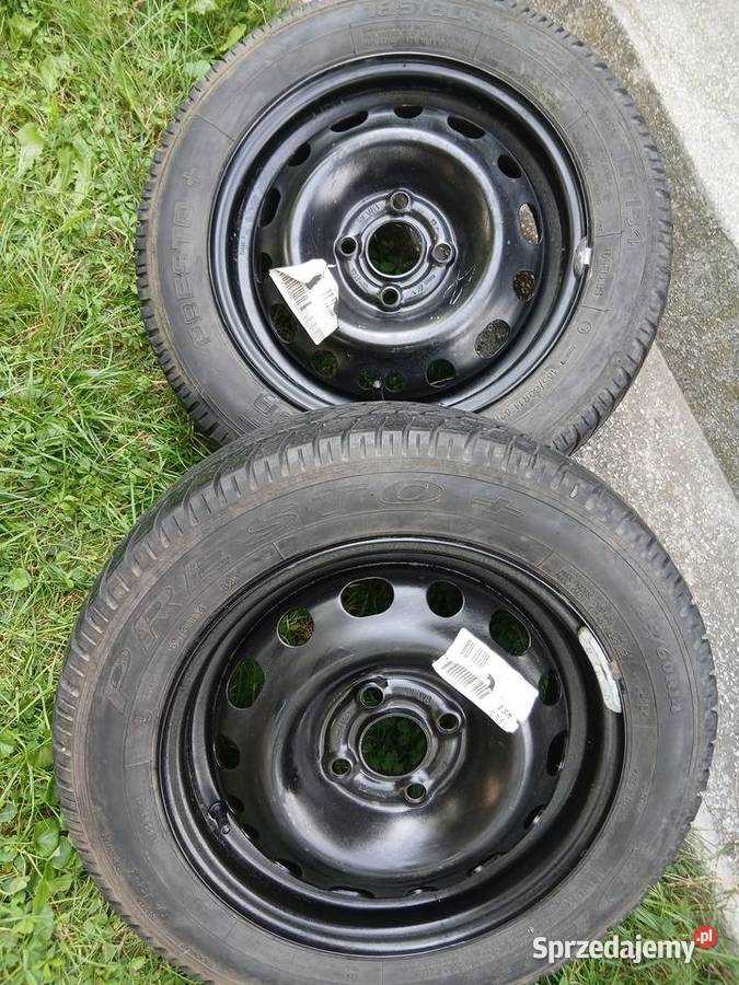 2 koła Opel GM felga 14 ET49 rozstaw śrub 4x100 podkarpackie Dębica sprzedam