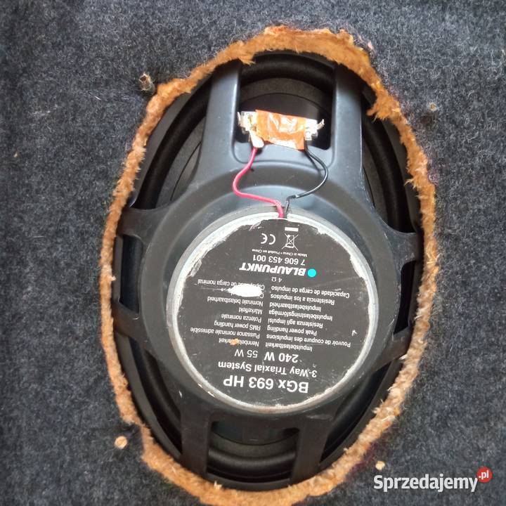 Półka tył VW polo plus głośniki Blaupunkt 3 Szczecin