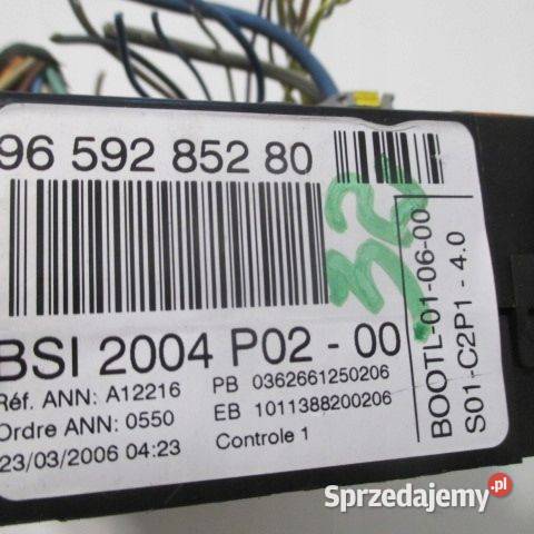 MODUŁ STEROWNIK BSI PEUGEOT CITROEN 9659285280 osobowe Motoryzacja Rakoniewice