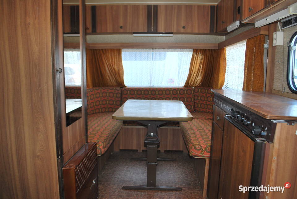 PRZYCZEPA KEMPINGOWA KNAUS KOMFORT 415 1980 R Kempingowe Grzebowilk