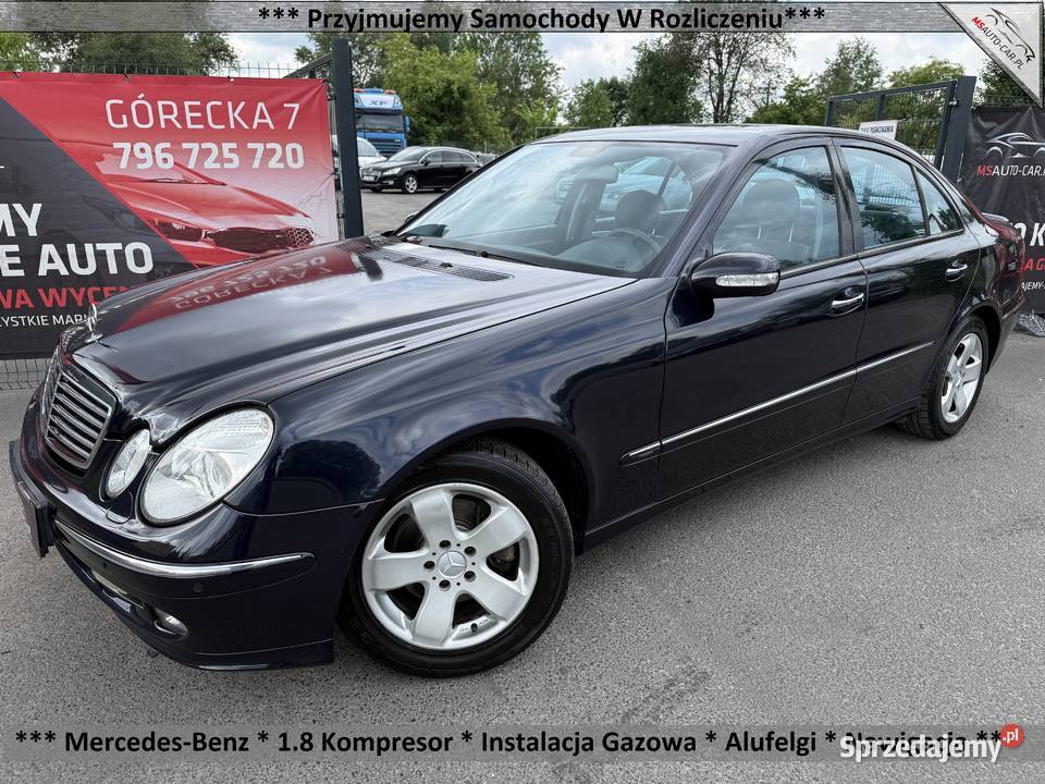 MercedesBenz E 18 Benzyna LPG Podghrz Fotele benzyna+LPG Klasa E