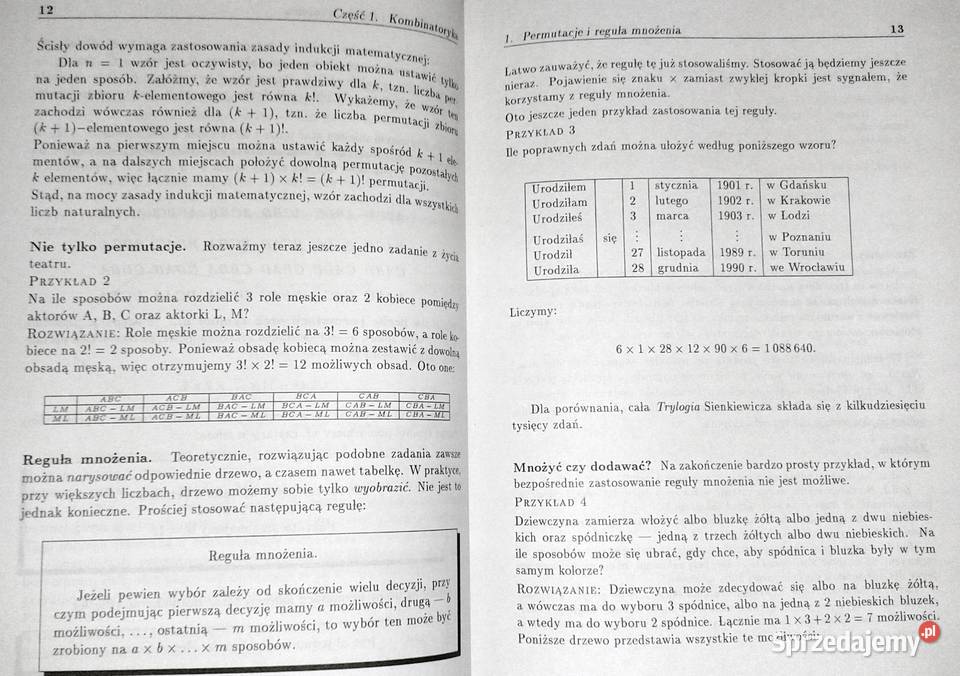 Kombinatoryka prawdopodobieństwo i zdrowy