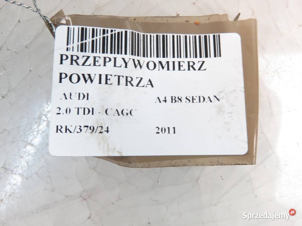PRZEPŁYWOMIERZ AUDI A4 B8 20 TDI 0281002735