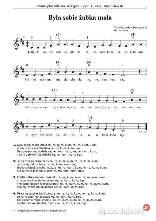 Znane piosenki na skrzypce nuty 31 piosenek Instrumenty smyczkowe Warszawa