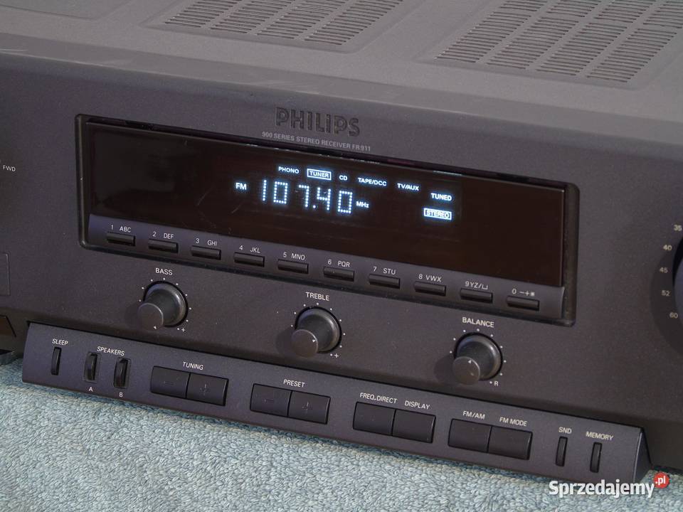Wzmacniacz z radiem Philips FR911 mocny i
