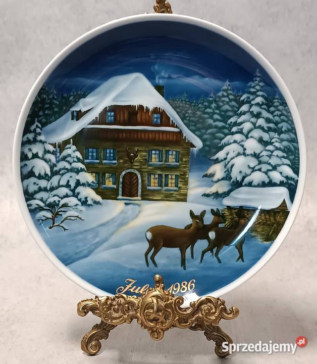 Royal TETTAU 1794 Talerz Kolekcjonerski Julen Dobrzany