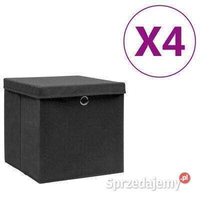 vidaXL Pudełka z pokrywami 4 28x28x28 Warszawa