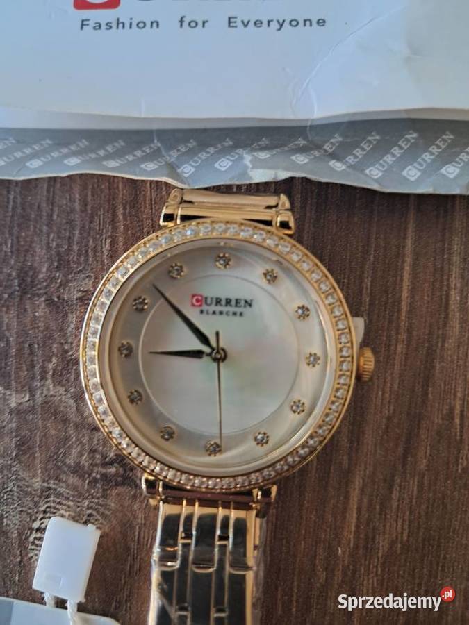 nowy damski zegarek z cyrkoniami Curren Damskie świętokrzyskie Sandomierz sprzedam