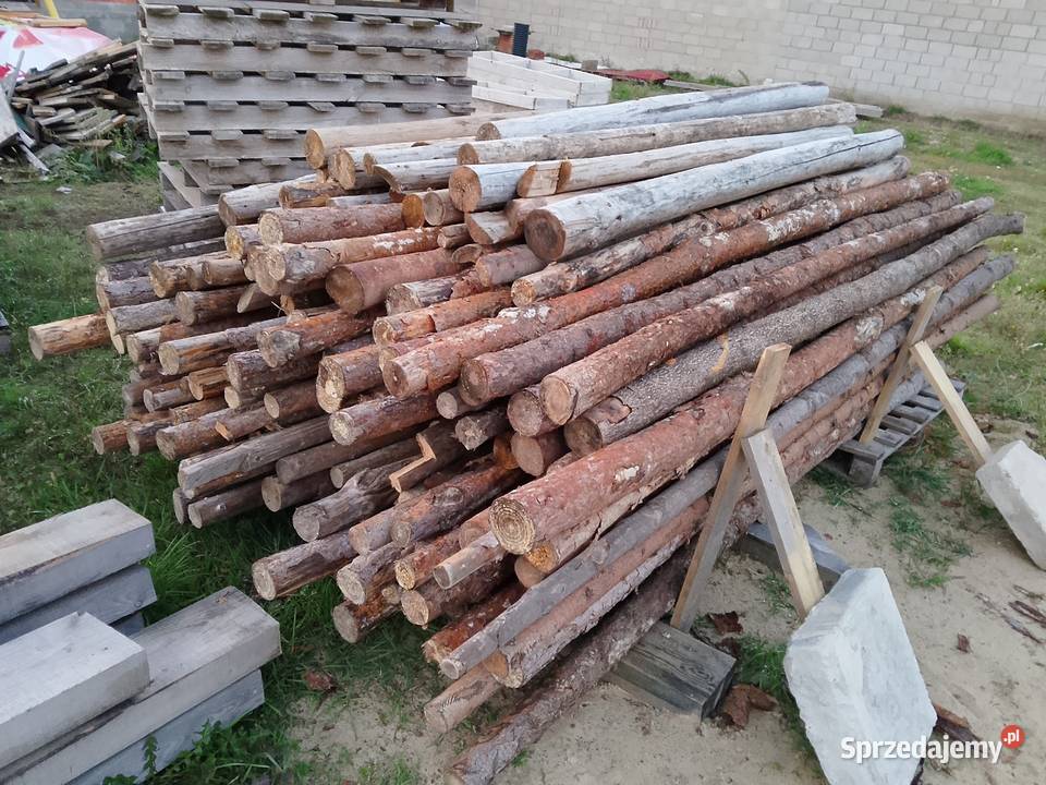 Stemple budowlane sosnowe 3m nowe suche Mirzec