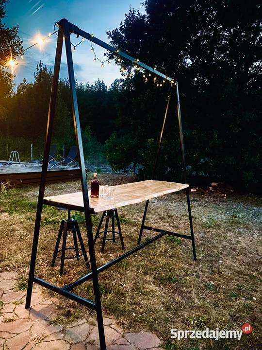 Stół ogrodowy dębowy Nowy Prażmów