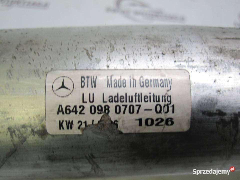 Mercedes E 30 CDI V6 225 642920 tłumik szmerów osobowe