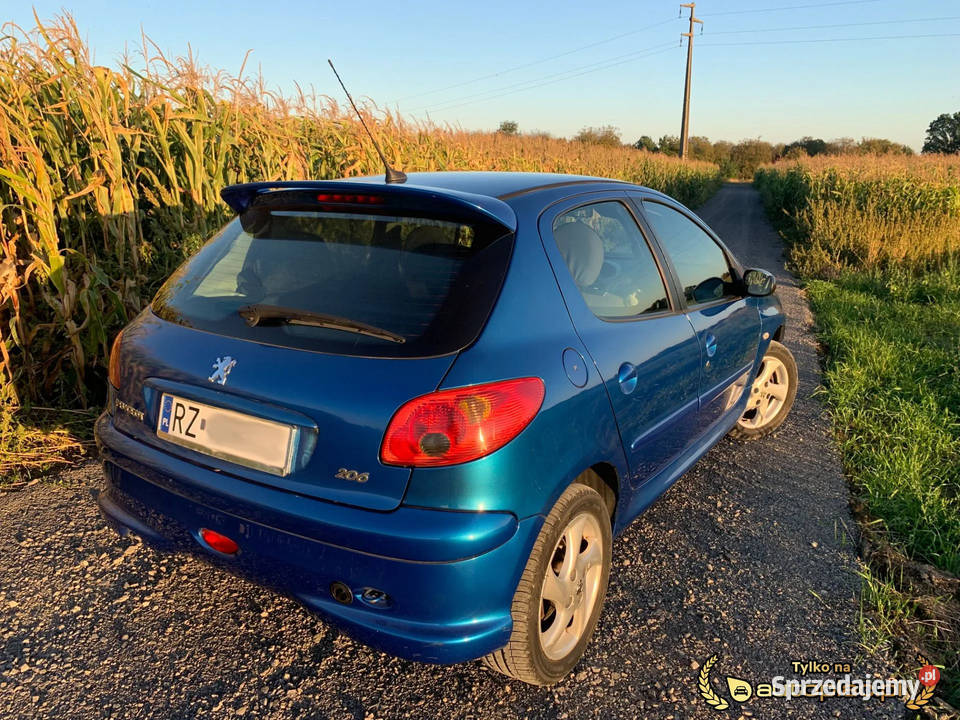 Peugeot 206 16 16V LPG podgrzewane fotele podkarpackie Rzeszów