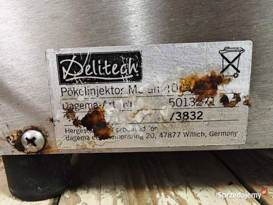 Nastrzykiwarka do peklowania mięsa MTPlus Gastronomia śląskie Góra