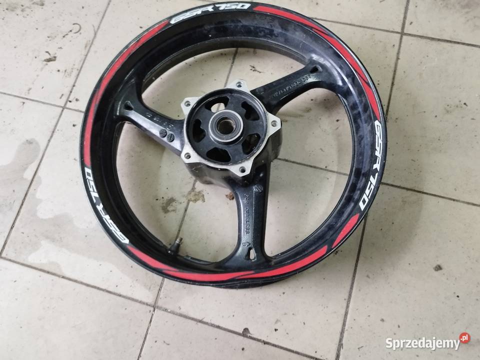 Felga przód Suzuki GSR 750 uszkodzone wielkopolskie Słodków-Kolonia