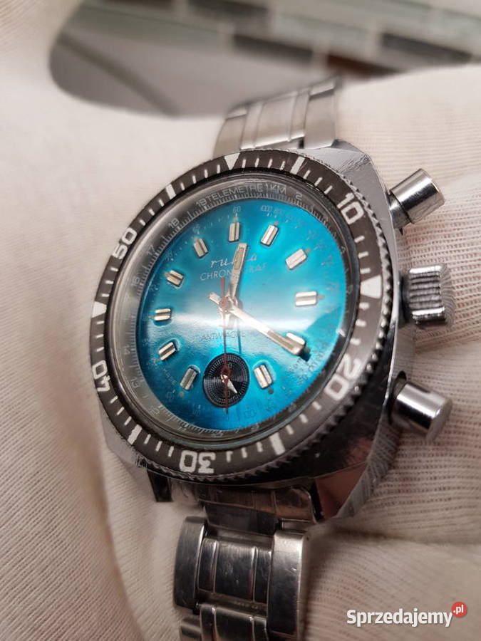 Zegarek Ruhla Chronograph Vintage DDR Germany śląskie Chorzów