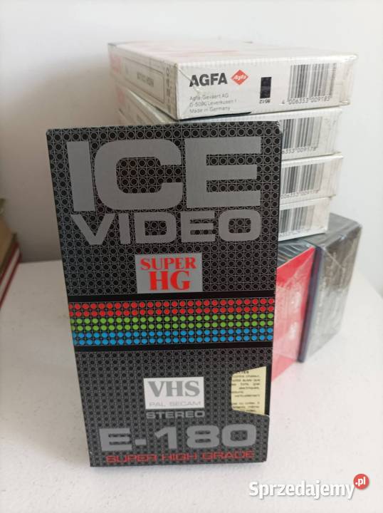 Kasety VHS nowe zafoliowane Dzierżoniów