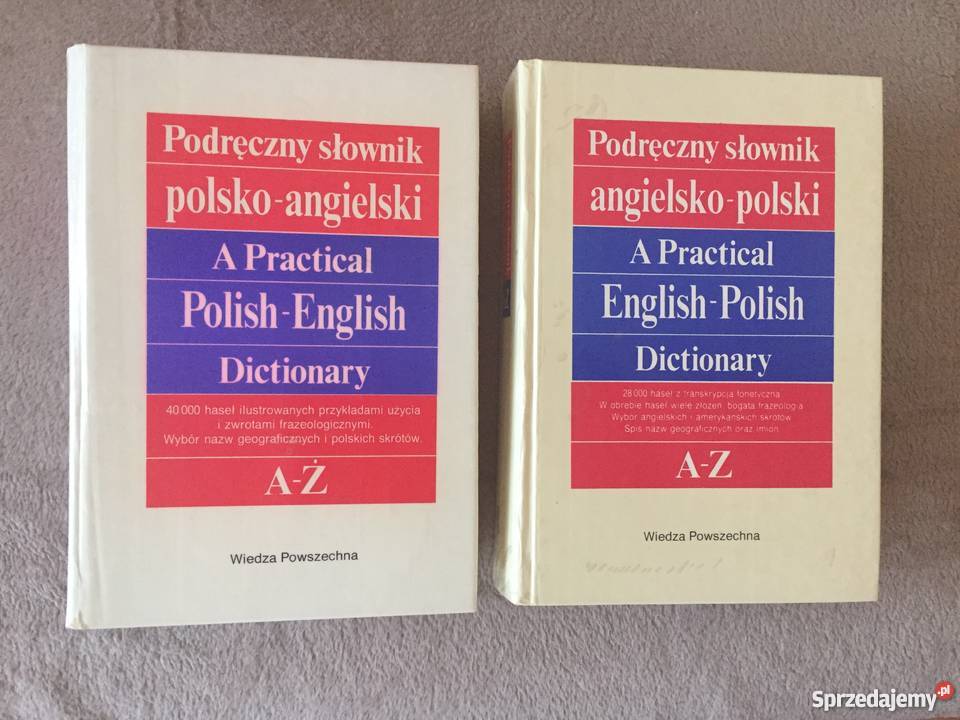 Słowniki polsko - angielski i angielsko - polski