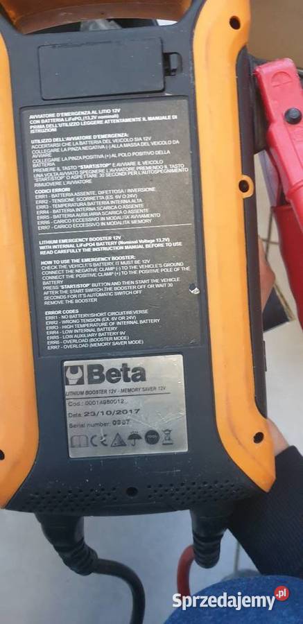 Urządzenie rozruchowe Beta 12v Dobre Miasto