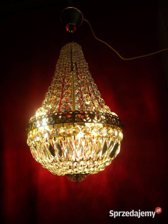 Żyrandol kryształowy Maria Theresa gruszka Katowice