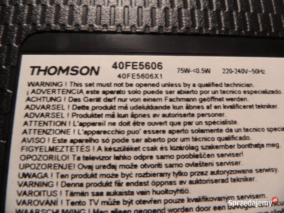 plyta glowna telewizora thomson 40FE5606 Kielce