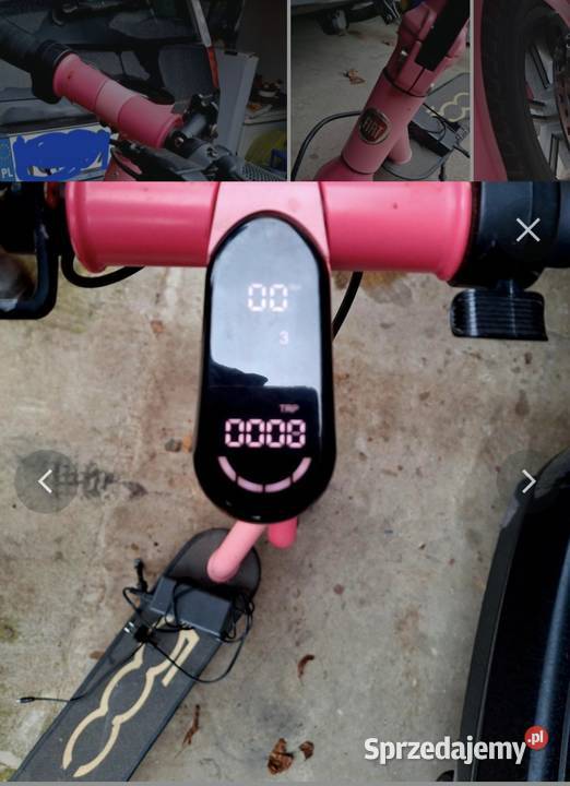 Hulajnoga elektryczna fiat f500 różowa Ostrów Mazowiecka