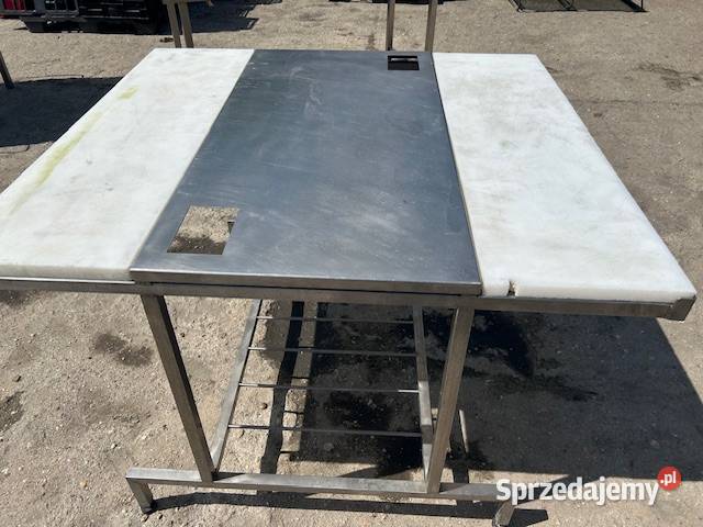 Stół rozbiorowy z otworami na odpady 130 x 120 Głogówko