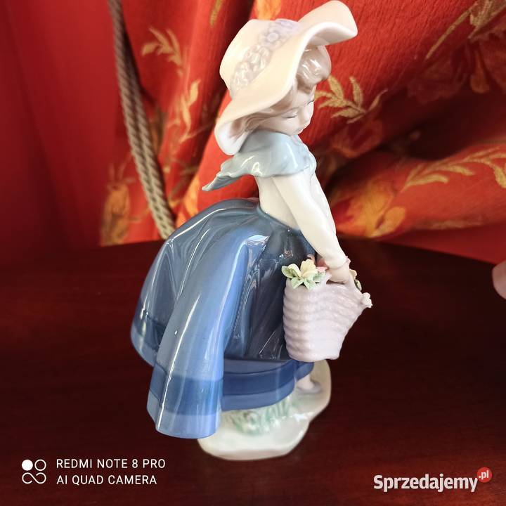 Lladro Figurka Daisa Z koszykiem piknikowym Hand Gdańsk sprzedam