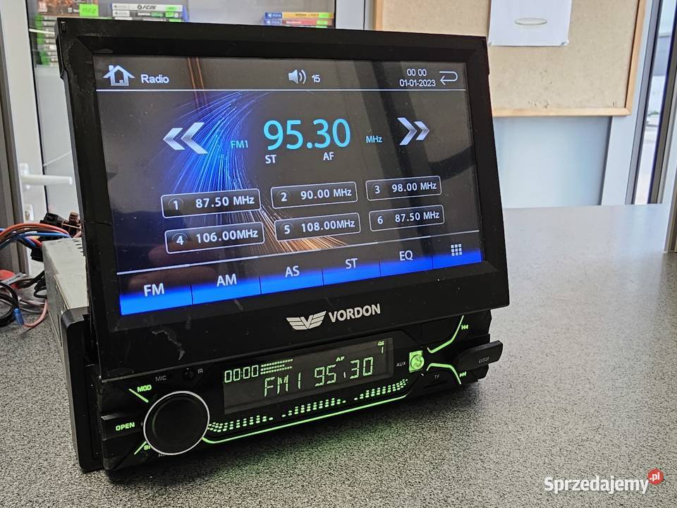 Radio samochodowe 1DIN z wysuwanym ekranem Radioodtwarzacze Siedlce