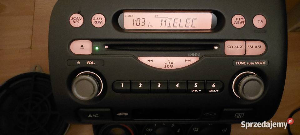 Radio honda jazz city Gwarancja