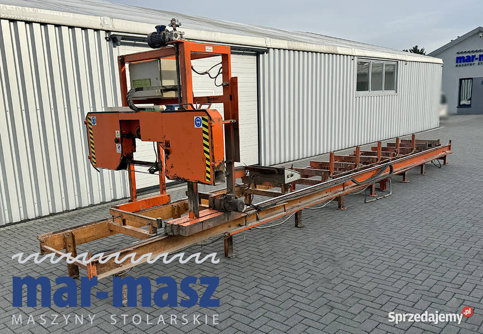 Trak pilarka taśmowa pozioma WIREX typ CZ1ZM do Sierakowska Huta