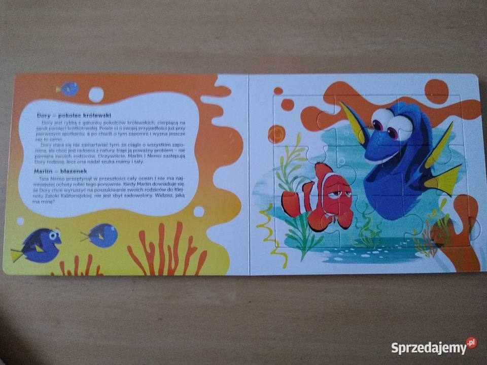 Książka książeczka z puzzlami Gdzie jest Dory Szczecin