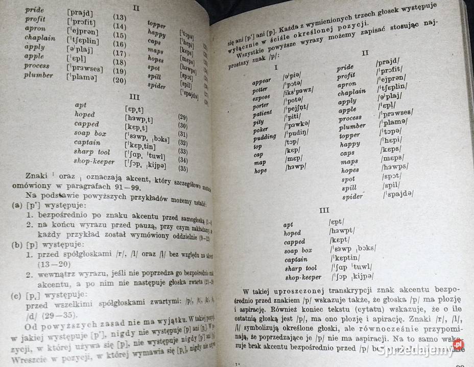 Podręcznik wymowy angielskiej Wiktor Jassem miękka Chełm