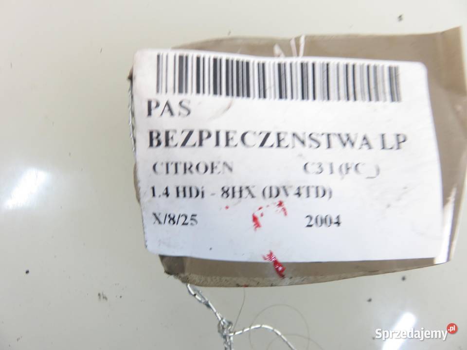 PAS LEWY PRZEDNI CITROEN C3 I 96408405XX osobowe małopolskie sprzedam