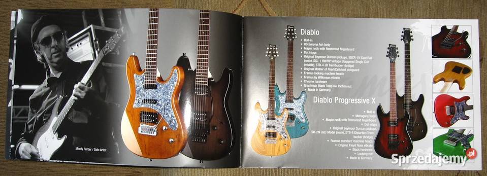 Framus Guitar Catalog katalog gitar Kępice