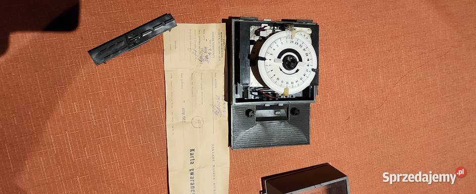 Pamiątki z PRL zegar sterujący 1982
