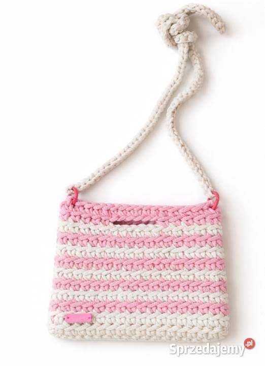 Torebka mała listonoszka crochet ręczne robiona sprzedam