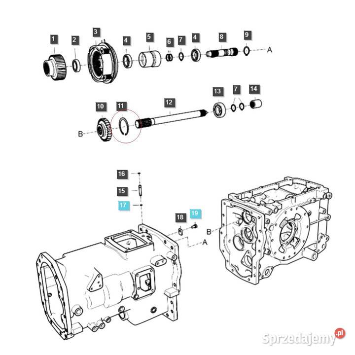 Pierścień segera 72 LS MT125 LS MT335 LS MT340 Tajęcina sprzedam