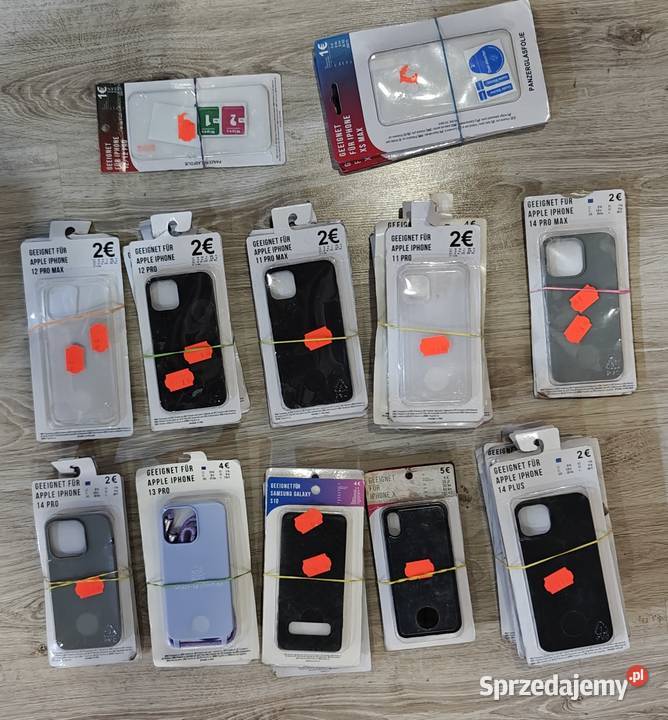 Pakiet HURT 59 Nowe Etui i Szkła iPhoneSamsung łódzkie Aleksandrów Łódzki