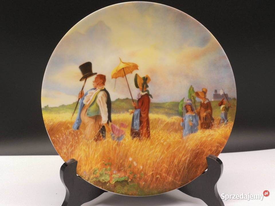 Kolekcjonerski Talerz Porcelanowy BAVARIA Raszków