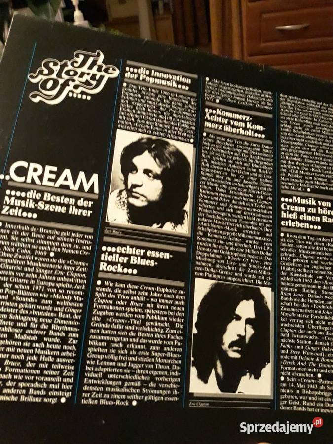 CREAM The Story of Cream 1972 Kolekcjonerskie płyta winylowa Płyty i kasety Rzeszów