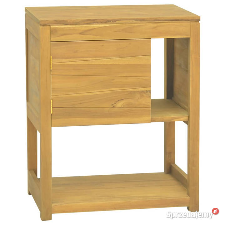 Szafka łazienkowa 60x40x75 lite drewno tekowe Pozostałe