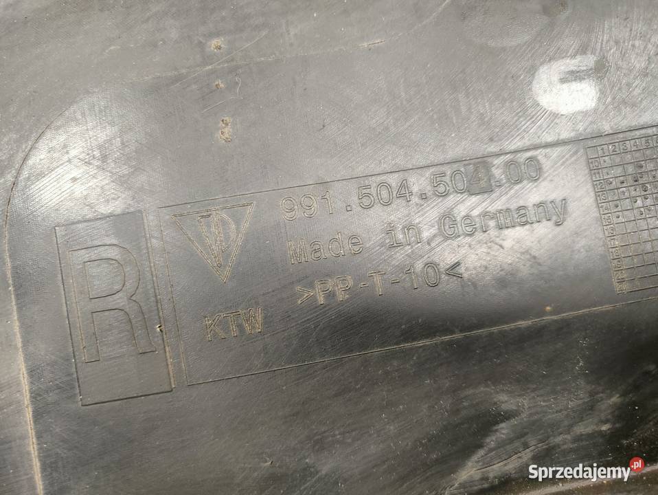 Nadkole Prawy Przód Porsche 911 991 VII Pleszew